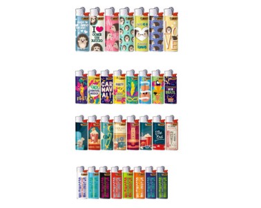 ACCENDINO BIC U/G MINI DECO J25 (50 PZ)